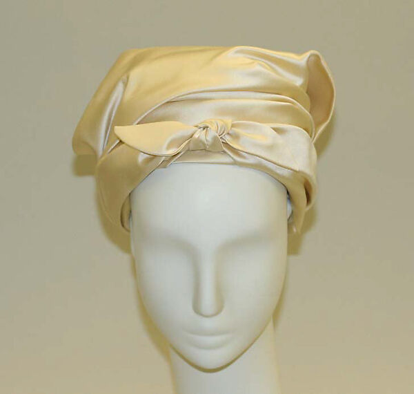 Hat, Bergdorf Goodman (American, founded 1899), silk, American 