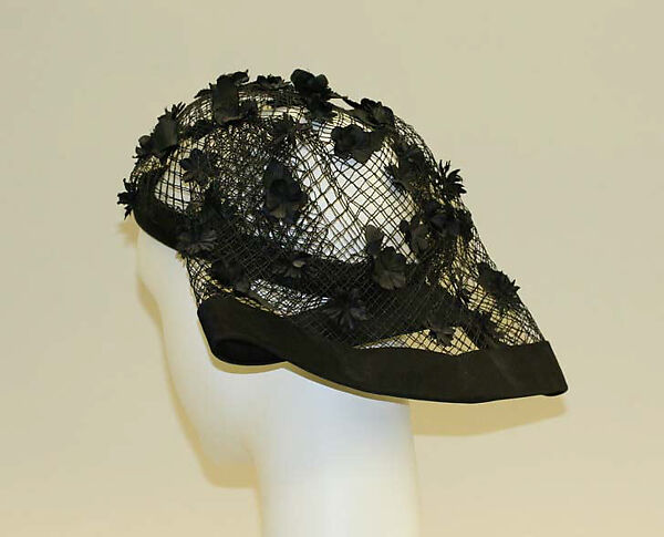 Hat, House of Patou (French, founded 1914), silk, French