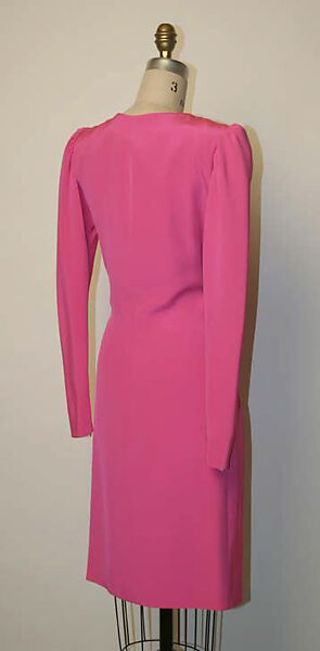 Cocktail dress, Yves Saint Laurent (French, founded 1961), silk, French