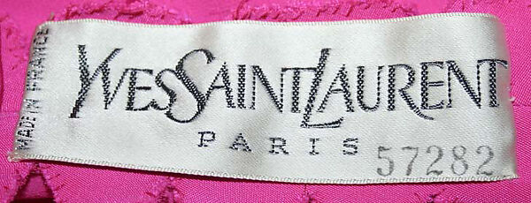 Cocktail dress, Yves Saint Laurent (French, founded 1961), silk, French