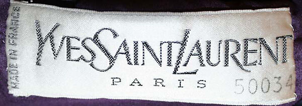 Dress, Yves Saint Laurent (French, founded 1961), silk, French