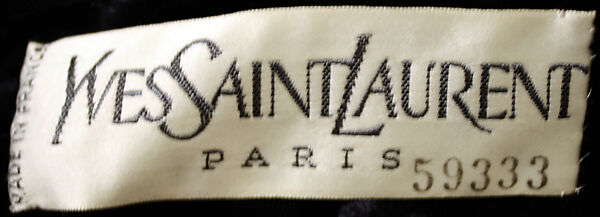 Evening dress, Yves Saint Laurent (French, founded 1961), silk, French