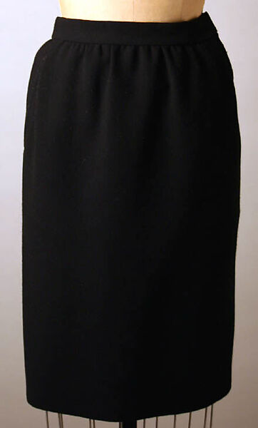 Evening suit, Yves Saint Laurent (French, founded 1961), wool, French