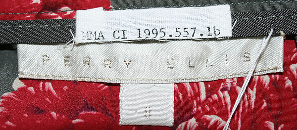 Ensemble, Perry Ellis Sportswear Inc. (American, founded 1978), silk, American