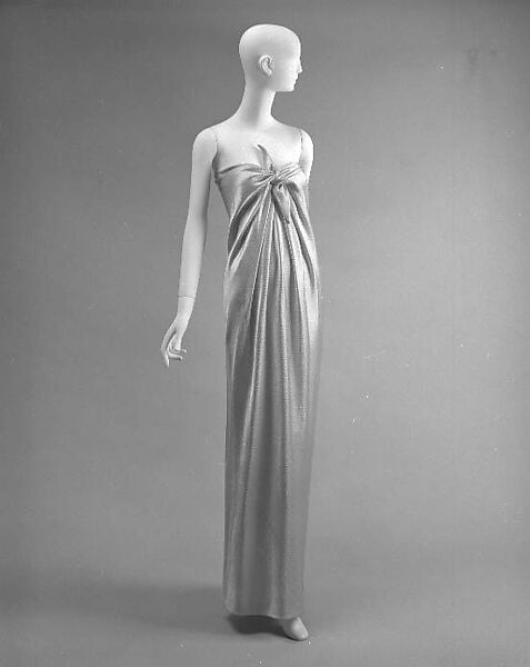 Evening dress, Halston (American, Des Moines, Iowa 1932–1990 San Francisco, California), silk, American