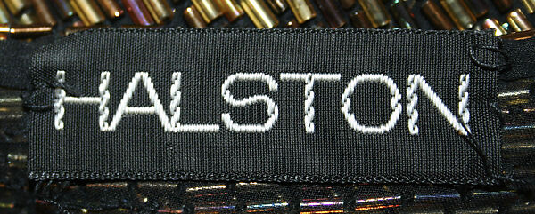 Sweater, Halston (American, Des Moines, Iowa 1932–1990 San Francisco, California), synthetic fiber, plastic, American