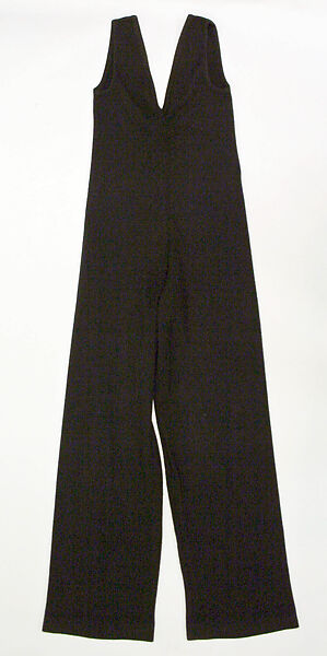 Jumpsuit, Halston (American, Des Moines, Iowa 1932–1990 San Francisco, California), cashmere, American 