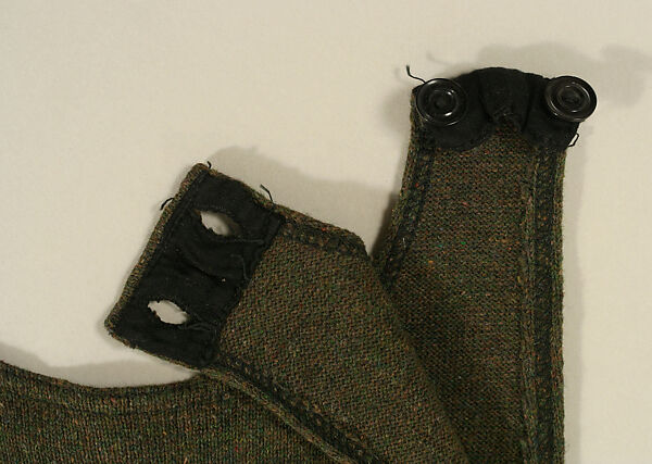 Tank suit, wool, American