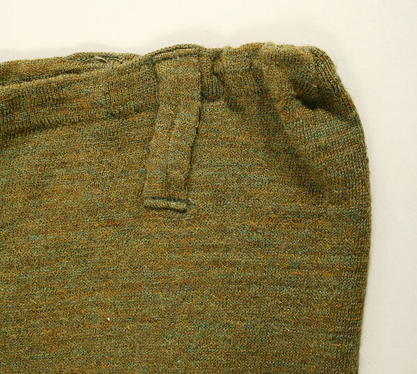 Tank suit, wool, probably American