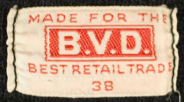 Bathing trunks, BVD (American, founded 1876), wool, American