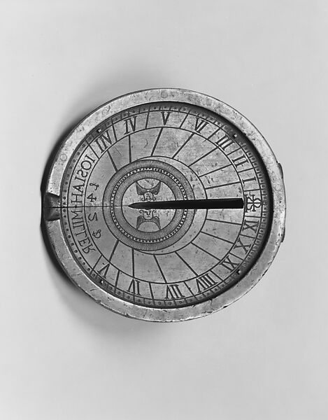 Sundial Mold, Josiah Miller, Bronze, American