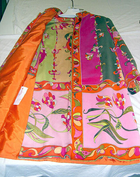 Ensemble, Emilio Pucci (Italian, Florence 1914–1992), silk, leather, Italian