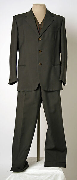 Ensemble, Romeo Gigli (Italian, born 1949), cotton, wool, Italian