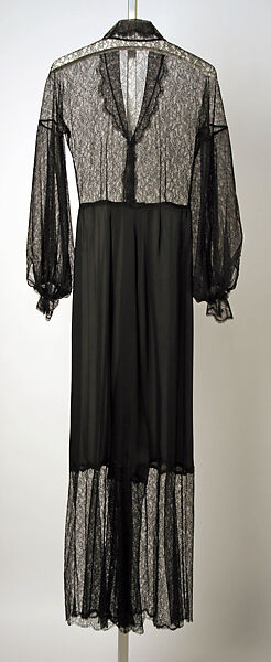 Lounging pajamas, House of Chanel (French, founded 1910), silk, cotton, French
