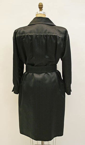 Evening coat, House of Givenchy (French, founded 1952), silk, French