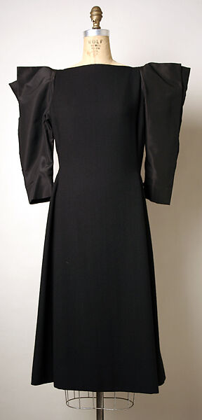 Dress, Pauline Trigère (American, born France, Paris 1908–2002 New York), wool, American 