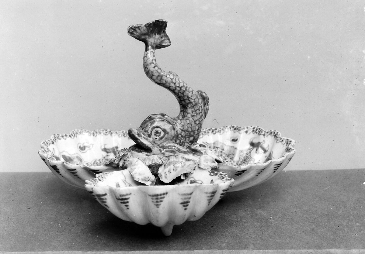 Sweetmeat Stand, Porcelain (soft-paste), British 