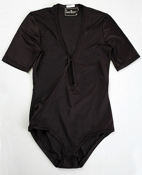 Bodysuit, Giorgio di Sant&#39;Angelo (American, born Italy, 1933–1989), synthetic fiber, American 