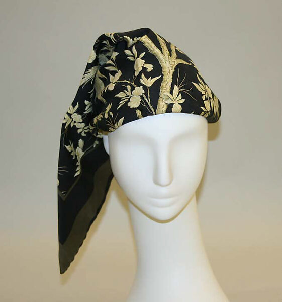 Hat, Hermès (French, founded 1837), silk, French 