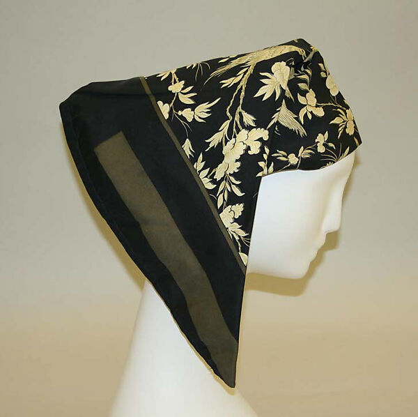 Hat, Hermès (French, founded 1837), silk, French