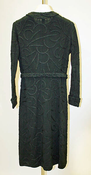 Dress, Mainbocher (French and American, founded 1930), wool, French