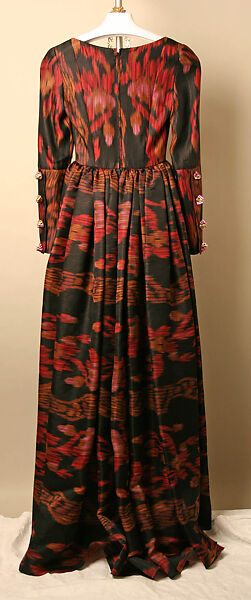 Evening dress, Paco Rabanne (French, born Spain 1934–2023), synthetic fiber, plastic, French