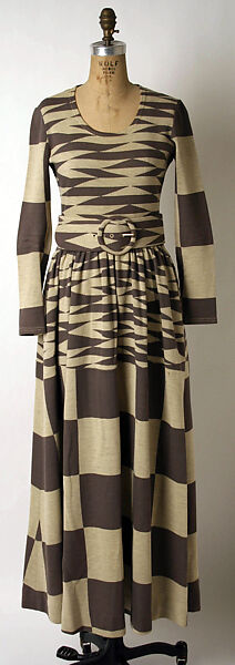 Dress, Rudi Gernreich (American (born Austria), Vienna 1922–1985 Los Angeles, California), wool, American 