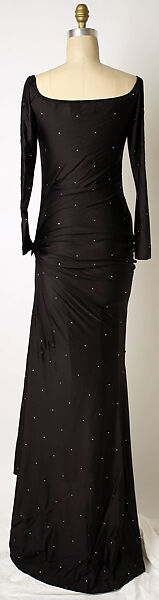Evening dress, Patrick Kelly (American, Vicksburg, Mississippi 1954–1990 Paris), synthetic fiber, metal, French