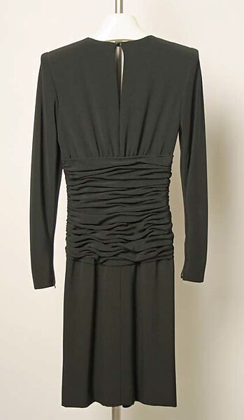 Cocktail dress, Yves Saint Laurent (French, founded 1961), silk, French