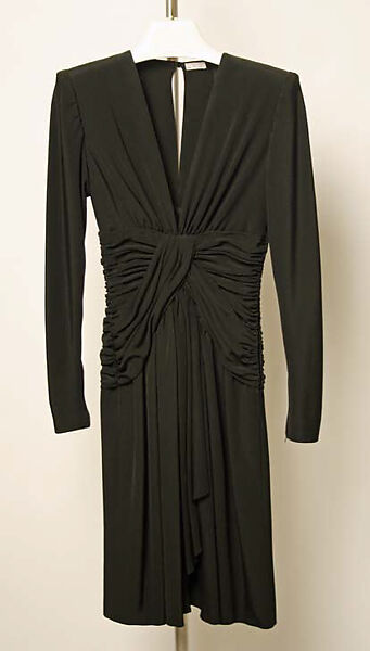 Cocktail dress, Yves Saint Laurent (French, founded 1961), silk, French 