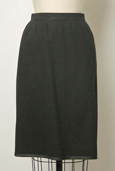 Suit, Yves Saint Laurent (French, founded 1961), wool, cotton, French