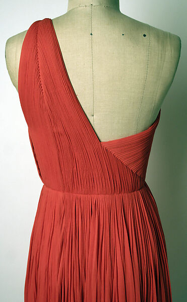 Evening dress, Madame Grès (Germaine Émilie Krebs) (French, Paris 1903–1993 Var region), silk, French