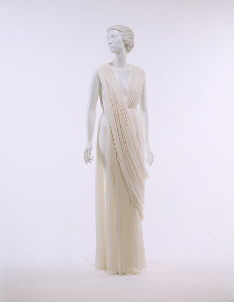 Evening dress, Madame Grès (Germaine Émilie Krebs) (French, Paris 1903–1993 Var region), silk, French