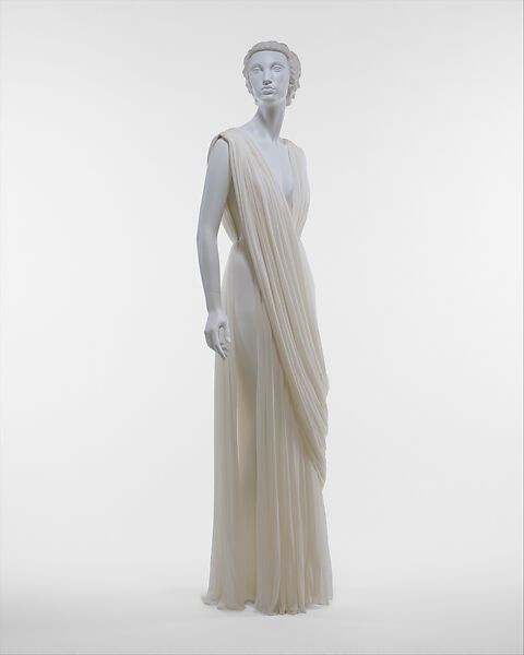 Evening dress, Madame Grès (Germaine Émilie Krebs)  French, silk, French