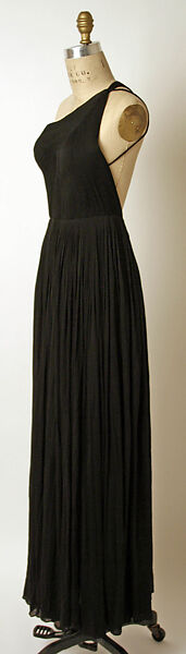 Evening dress, Madame Grès (Germaine Émilie Krebs) (French, Paris 1903–1993 Var region), silk, French