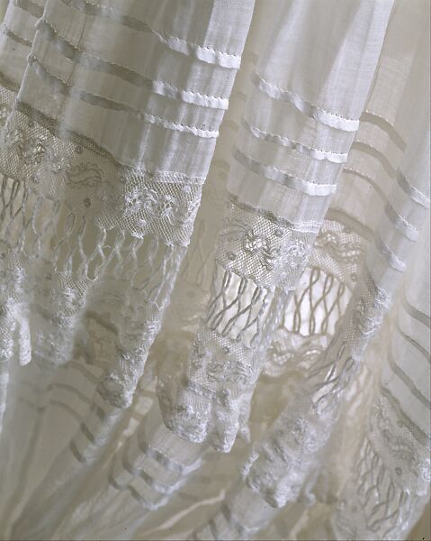 Dress, cotton, American