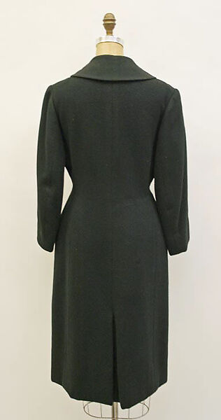 Coat, Charles James (American, born Great Britain, 1906–1978), wool, American