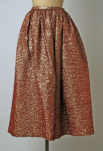Ensemble, Bill Blass Ltd. (American, founded 1970), leather, synthetic fiber, lamé, American