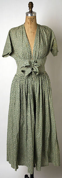 Dress, Claire McCardell (American, 1905–1958), cotton, American 