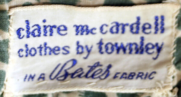 Dress, Claire McCardell (American, 1905–1958), cotton, American