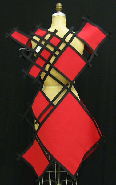 Evening dress, Francesco Maria Bandini (Italian), synthetic fiber, plastic, Italian