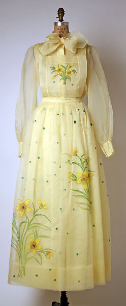 Evening ensemble, Adolfo (American, born Cuba, Cárdenas 1923–2021 New York), silk, American