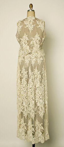 Evening ensemble, Giorgio Armani (Italian, founded 1974), silk, plastic, Italian