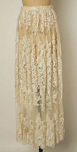 Evening ensemble, Giorgio Armani (Italian, founded 1974), silk, plastic, Italian