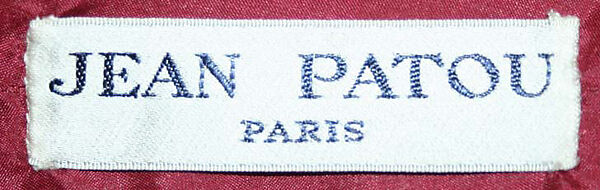 Evening dress, House of Patou (French, founded 1914), silk, French