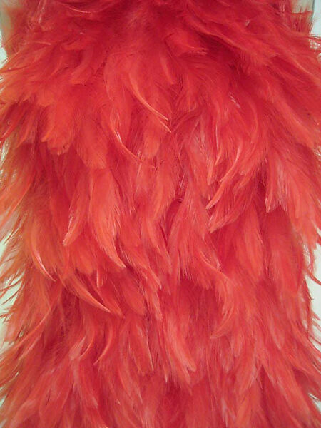 Evening dress, Donald Brooks (American, New Haven, Connecticut 1928–2005 Stony Brook, New York), synthetic fiber, chicken feathers, acetate, American