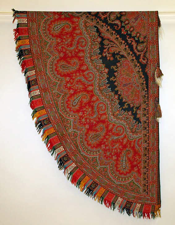 Shawl, wool, Scottish 