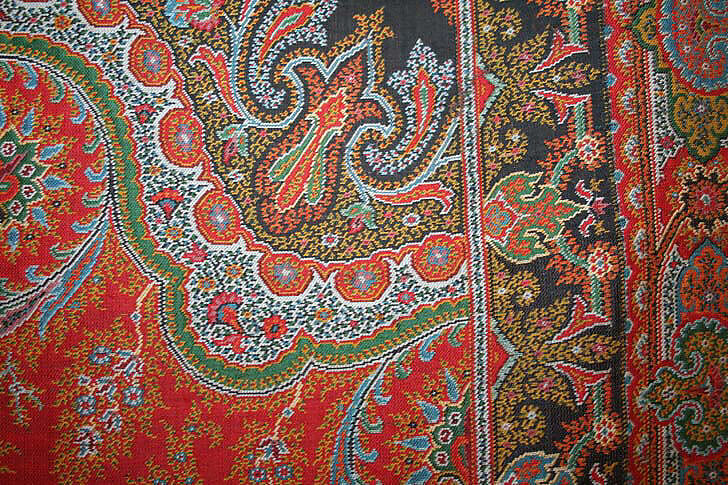 Shawl, wool, Scottish