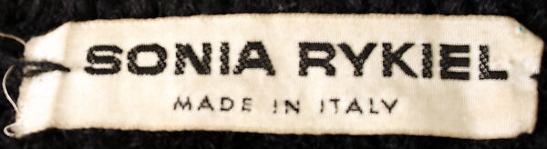 Coat, Sonia Rykiel (French, 1968–2019; 2021–present), wool, French