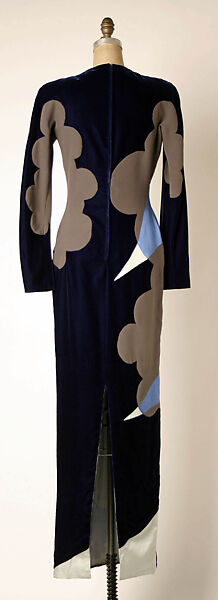 Evening dress, Francesco Maria Bandini (Italian), synthetic fiber, silk, Italian